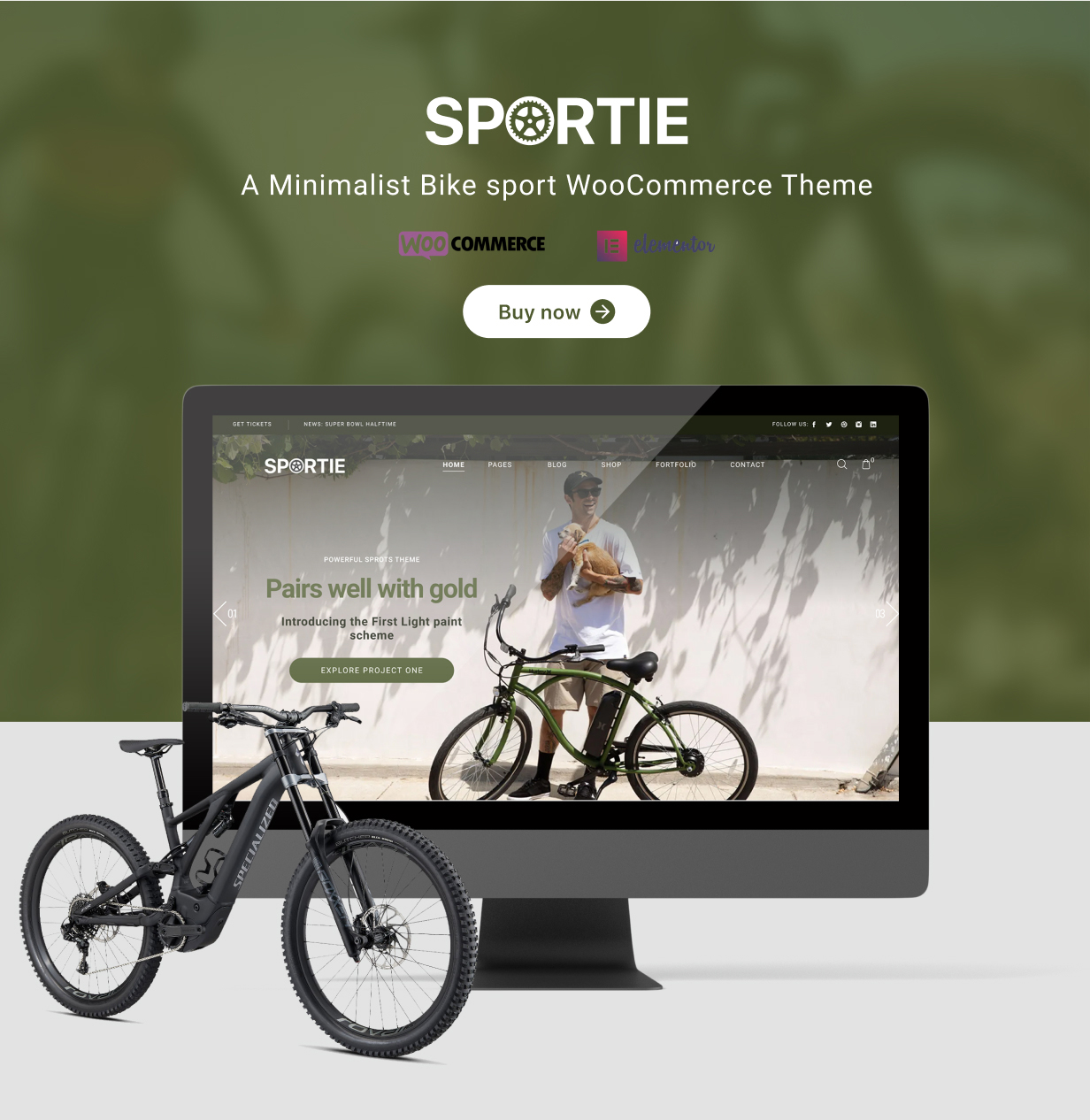 Sportie - Elementor WooCommerce Theme - 1